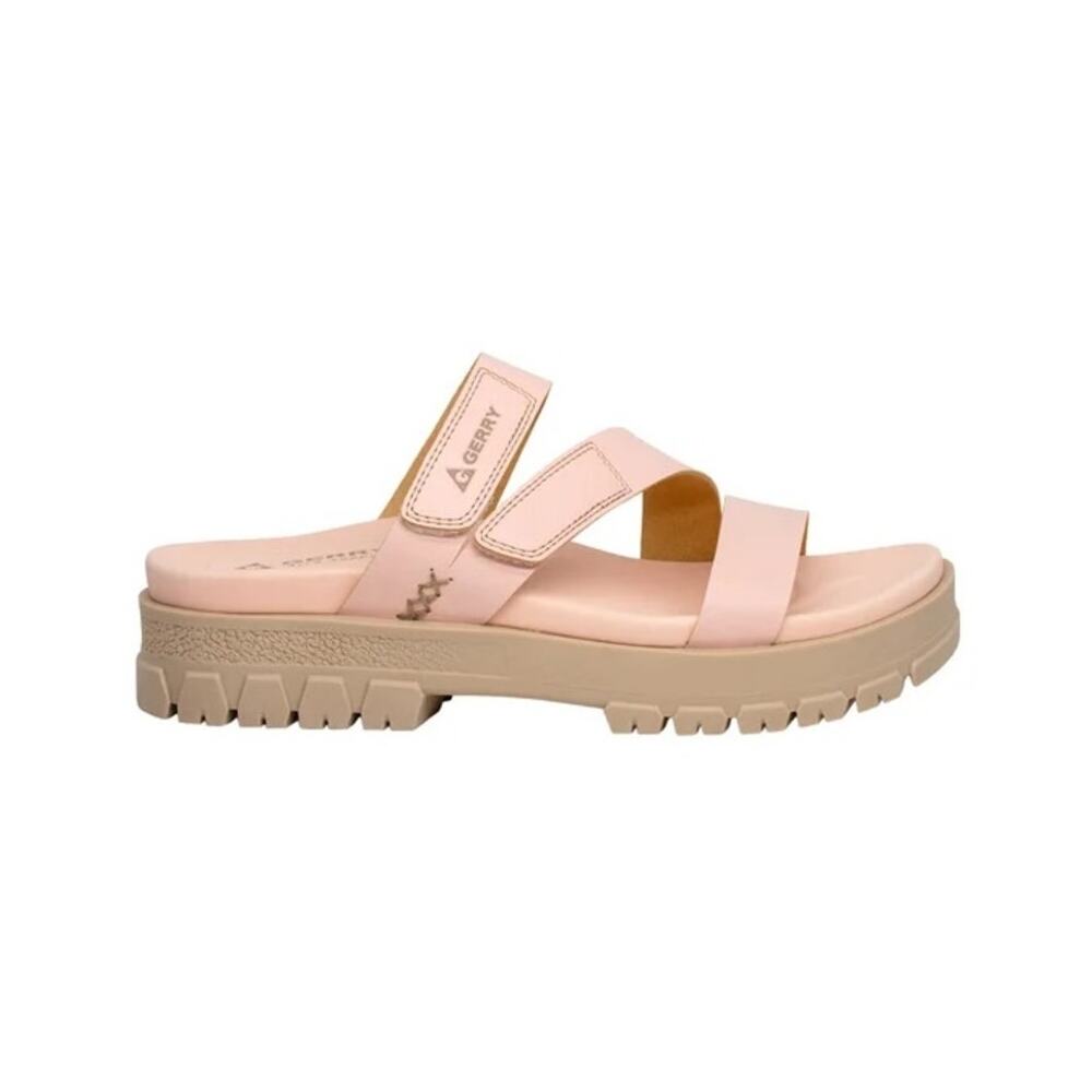 Gerry Women's Choclo Pink Strappy Platform Sport‎ Sandals Size 11